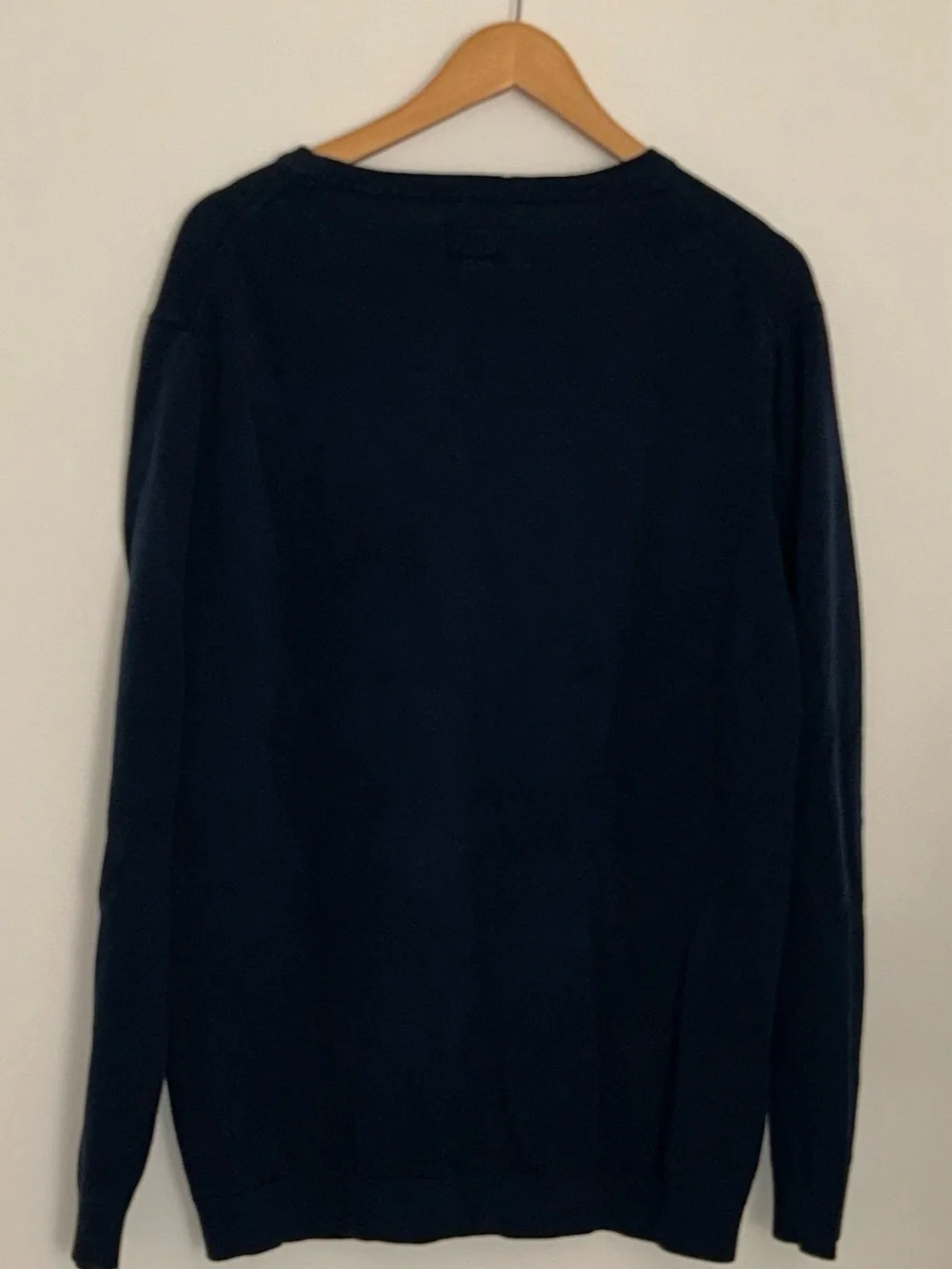 Foundry Men's V-Neck Sweater in Blue